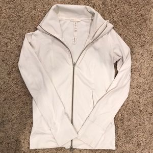 Cream/White Colored Lululemon Jacket
